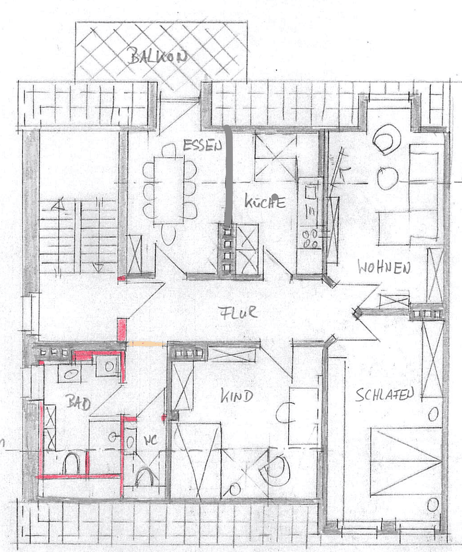 Pronájem bytu 4+1 99 m², Jahnstr. 7, Osnabrück, Dolní Sasko Pronájem bytu 4+1 99 m², Jahnstr. 7, Osnabrück, Dolní Sasko