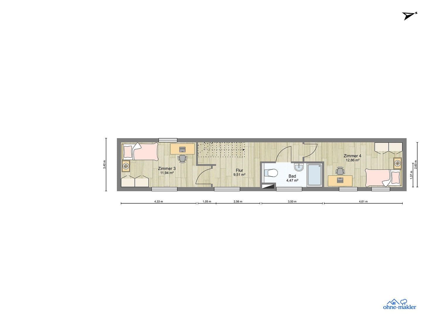 Pronájem bytu 5+1 140 m², Greifswald, Mecklenburg-Vorpommern Pronájem bytu 5+1 140 m², Greifswald, Mecklenburg-Vorpommern