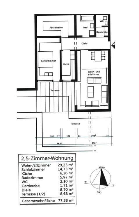 Pronájem bytu 2+kk 77 m², Marienstr. 19, Waiblingen, Bádensko-Württembersko Pronájem bytu 2+kk 77 m², Marienstr. 19, Waiblingen, Bádensko-Württembersko