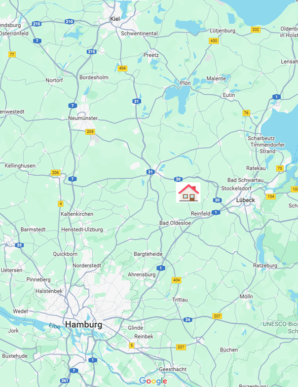 Prodej domu 285 m², pozemek 12.500 m², Neuengörs, Šlesvicko-Holštýnsko Prodej domu 285 m², pozemek 12.500 m², Neuengörs, Šlesvicko-Holštýnsko