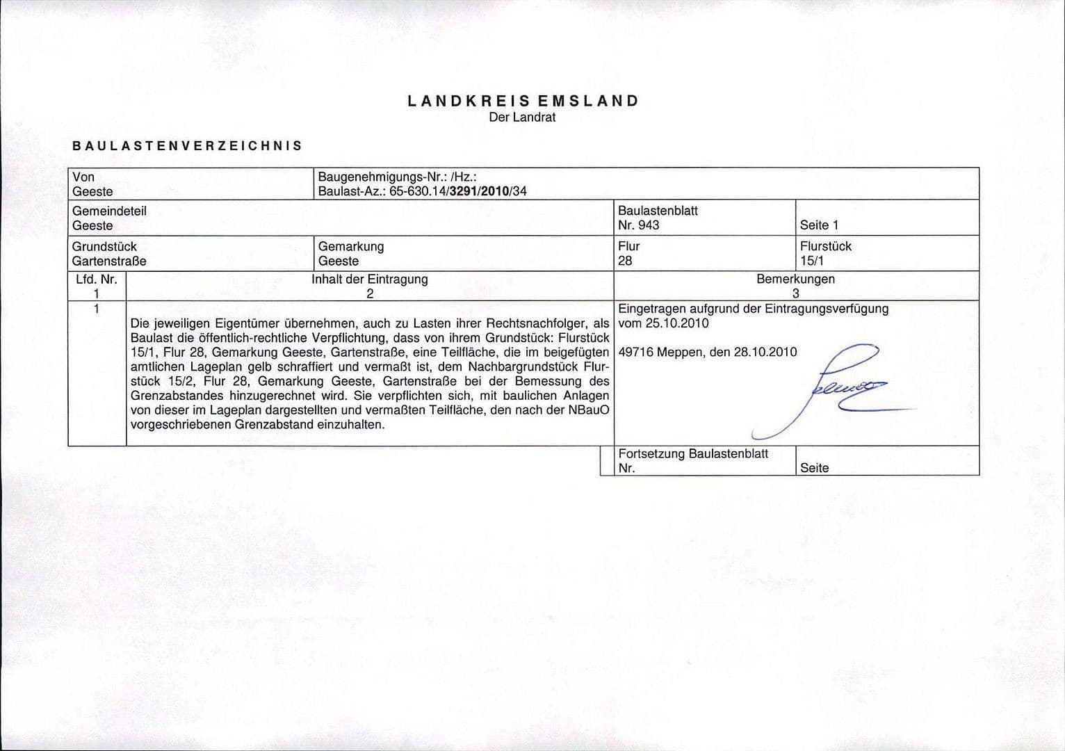 Prodej pozemku 1.268 m², Geeste, Dolní Sasko Prodej pozemku 1.268 m², Geeste, Dolní Sasko