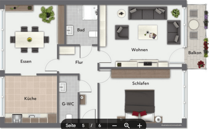 Pronájem bytu 3+1 91 m², Trier, Porýní-Falc Pronájem bytu 3+1 91 m², Trier, Porýní-Falc