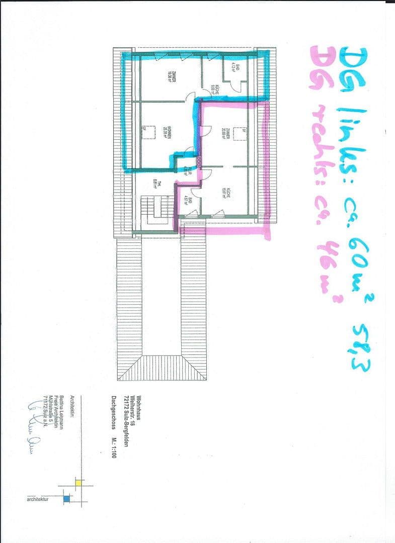 Pronájem bytu 2+1 60 m², Weiherstraße 18, Sulz am Neckar, Bádensko-Württembersko Pronájem bytu 2+1 60 m², Weiherstraße 18, Sulz am Neckar, Bádensko-Württembersko