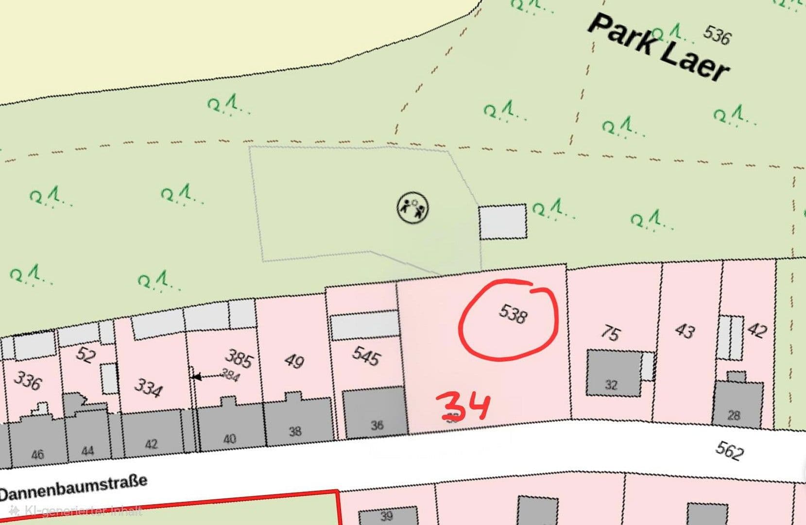 Prodej pozemku 1.384 m², Dannenbaumstr. 34, Bochum, Severní Porýní-Vestfálsko Prodej pozemku 1.384 m², Dannenbaumstr. 34, Bochum, Severní Porýní-Vestfálsko