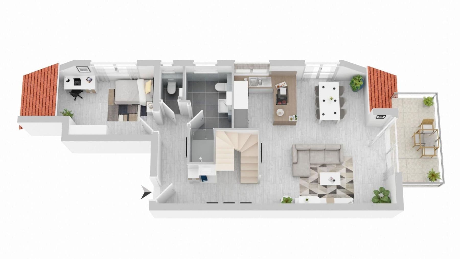 Prodej bytu 4+kk 104 m², Gäustraße 24, Rottenburg am Neckar, Bádensko-Württembersko Prodej bytu 4+kk 104 m², Gäustraße 24, Rottenburg am Neckar, Bádensko-Württembersko