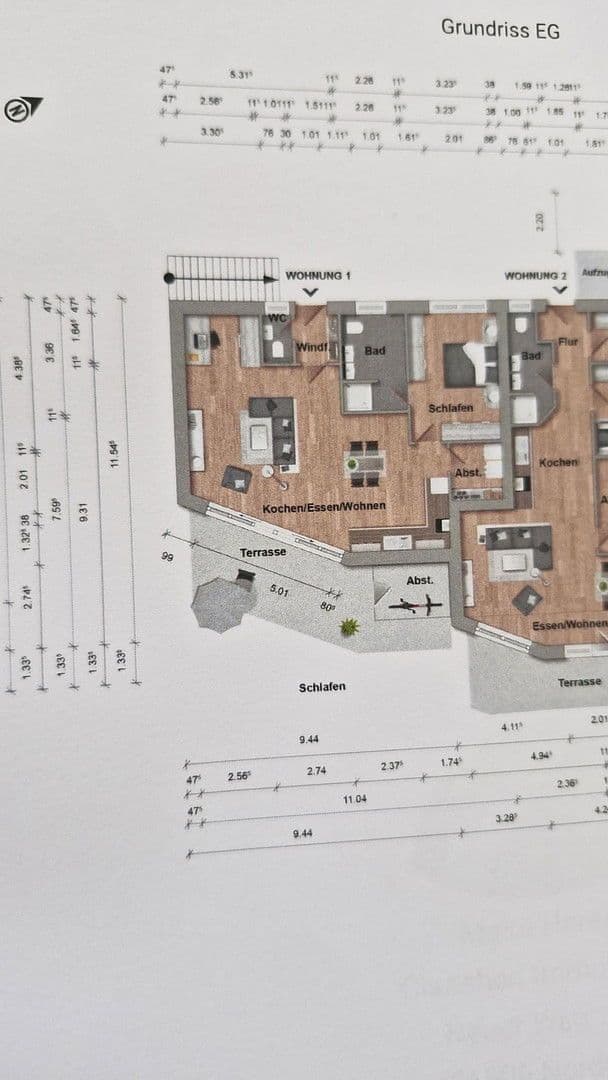 Prodej bytu 2+1 84 m², Am Fridericussiel 20, Norden, Dolní Sasko Prodej bytu 2+1 84 m², Am Fridericussiel 20, Norden, Dolní Sasko