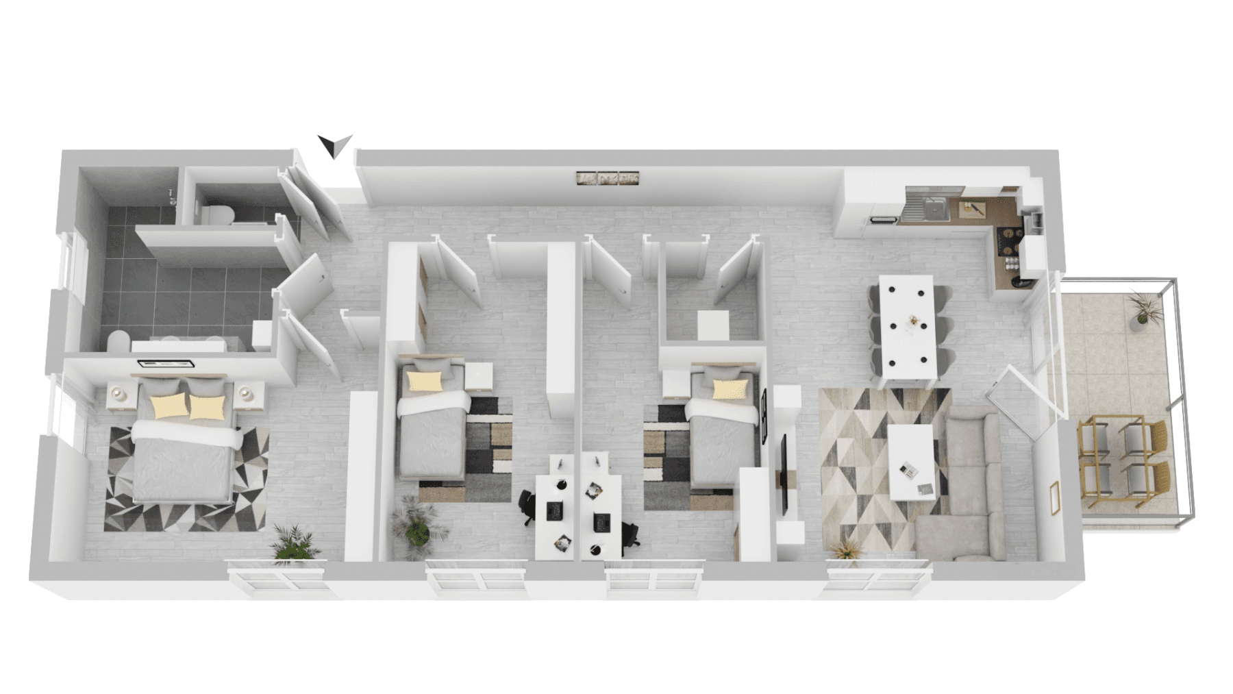 Prodej bytu 4+kk 102 m², Gäustraße 24, Rottenburg am Neckar, Bádensko-Württembersko Prodej bytu 4+kk 102 m², Gäustraße 24, Rottenburg am Neckar, Bádensko-Württembersko