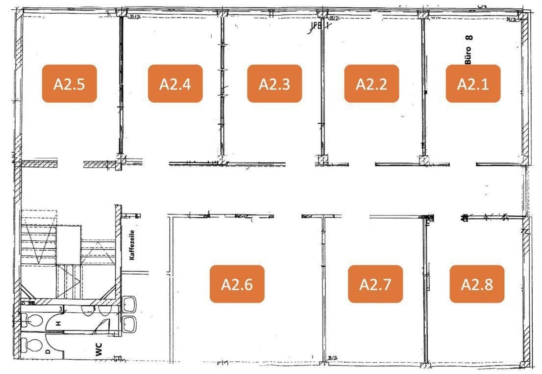 Pronájem kanceláře 25 m², Formerstraße 47, Ratingen, Severní Porýní-Vestfálsko Pronájem kanceláře 25 m², Formerstraße 47, Ratingen, Severní Porýní-Vestfálsko