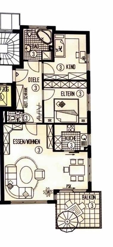 Prodej bytu 3+kk 86 m², Untergruppenbach, Bádensko-Württembersko Prodej bytu 3+kk 86 m², Untergruppenbach, Bádensko-Württembersko