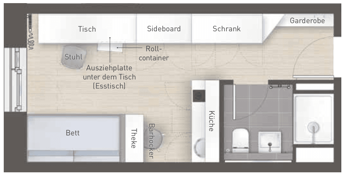 Pronájem bytu 1+1 20 m², Koloniestr 11-12, Berlin, Berlín Pronájem bytu 1+1 20 m², Koloniestr 11-12, Berlin, Berlín
