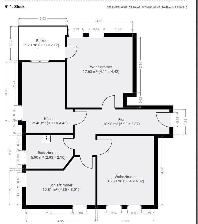 Pronájem bytu 3+1 77 m², Am Fuchsberg 10b, Magdeburg, Sasko-Anhaltsko Pronájem bytu 3+1 77 m², Am Fuchsberg 10b, Magdeburg, Sasko-Anhaltsko