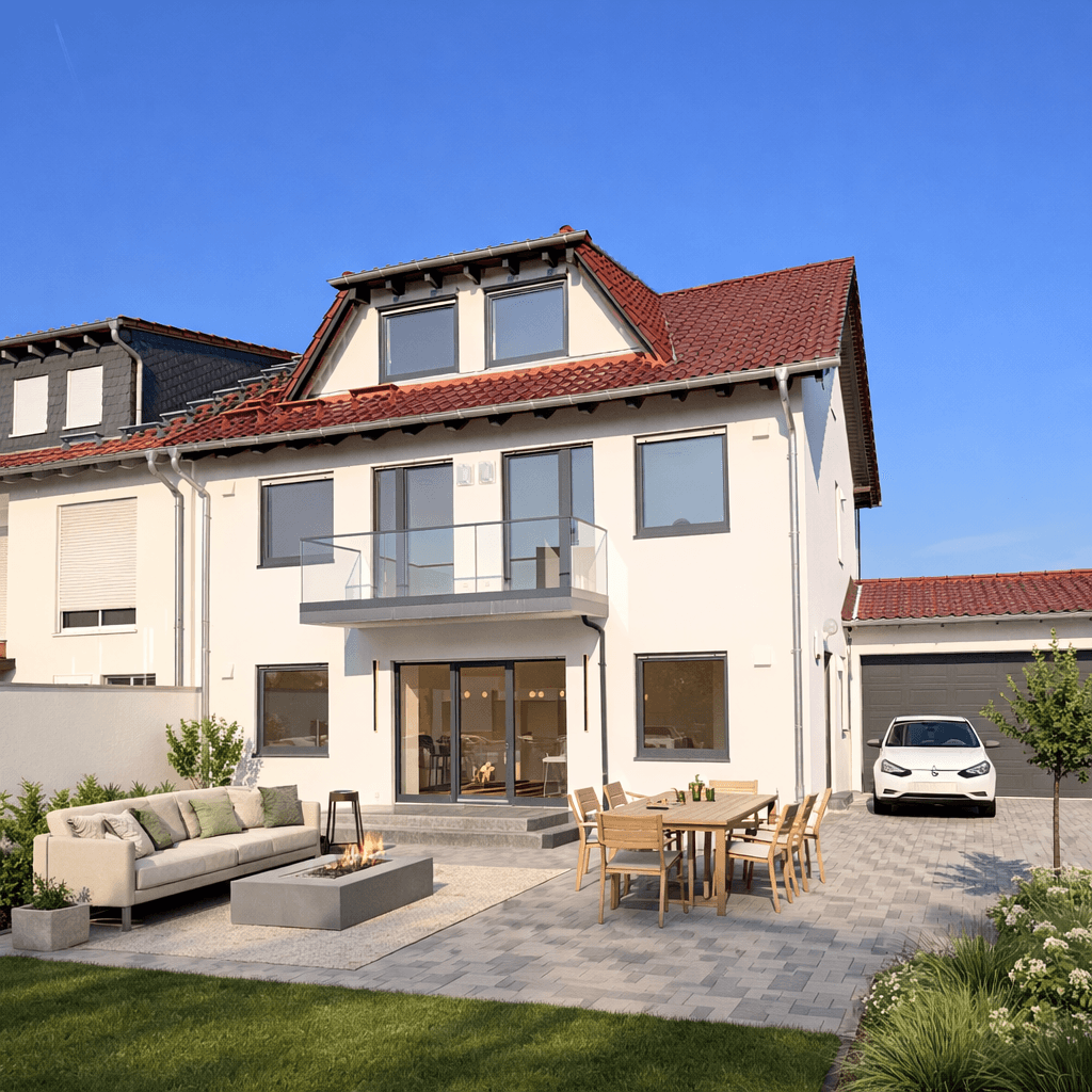 Prodej domu 305 m², pozemek 450 m², Bindweidring 54, Karben, Hessen Prodej domu 305 m², pozemek 450 m², Bindweidring 54, Karben, Hessen