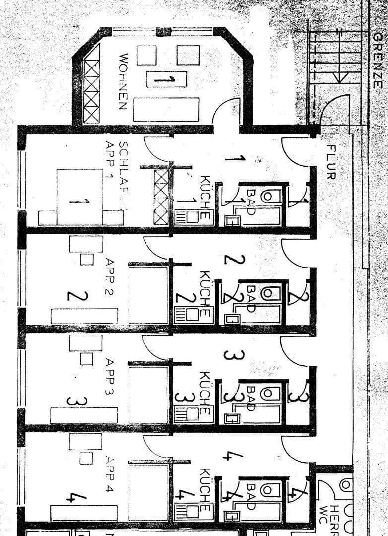 Pronájem bytu 1+1 30 m², Huchenfelder Hauptstr. 91, Pforzheim, Bádensko-Württembersko Pronájem bytu 1+1 30 m², Huchenfelder Hauptstr. 91, Pforzheim, Bádensko-Württembersko