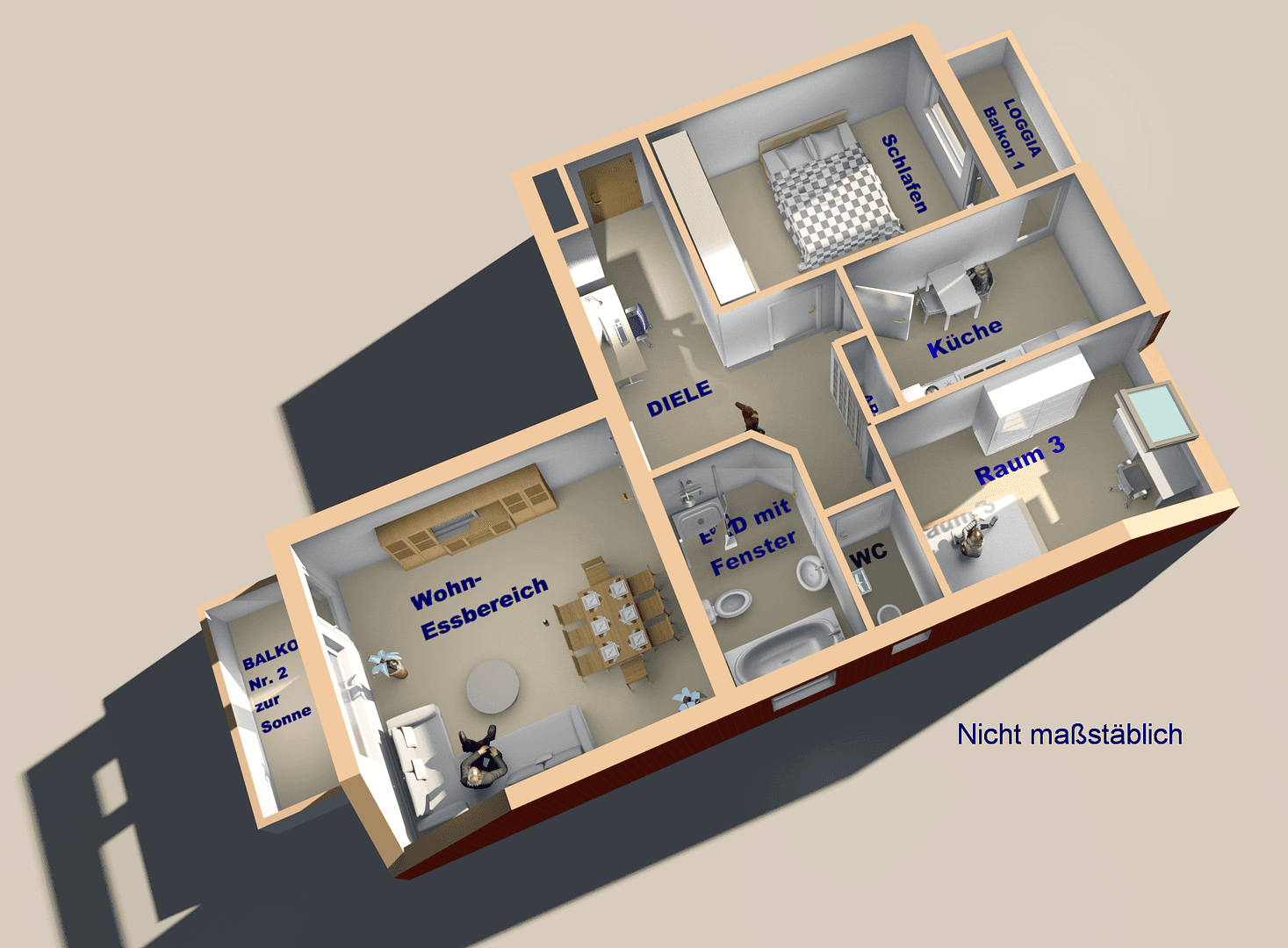 Pronájem bytu 3+1 84 m², Bergheim, Severní Porýní-Vestfálsko Pronájem bytu 3+1 84 m², Bergheim, Severní Porýní-Vestfálsko