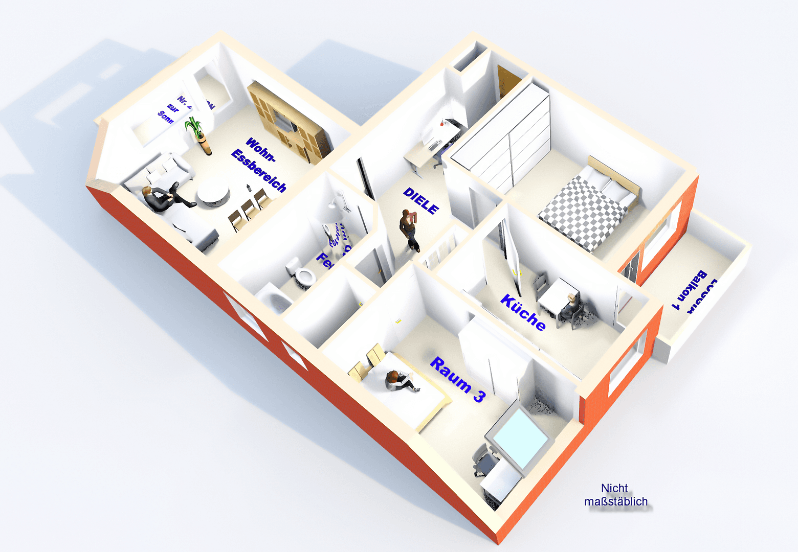 Pronájem bytu 3+1 84 m², Bergheim, Severní Porýní-Vestfálsko Pronájem bytu 3+1 84 m², Bergheim, Severní Porýní-Vestfálsko