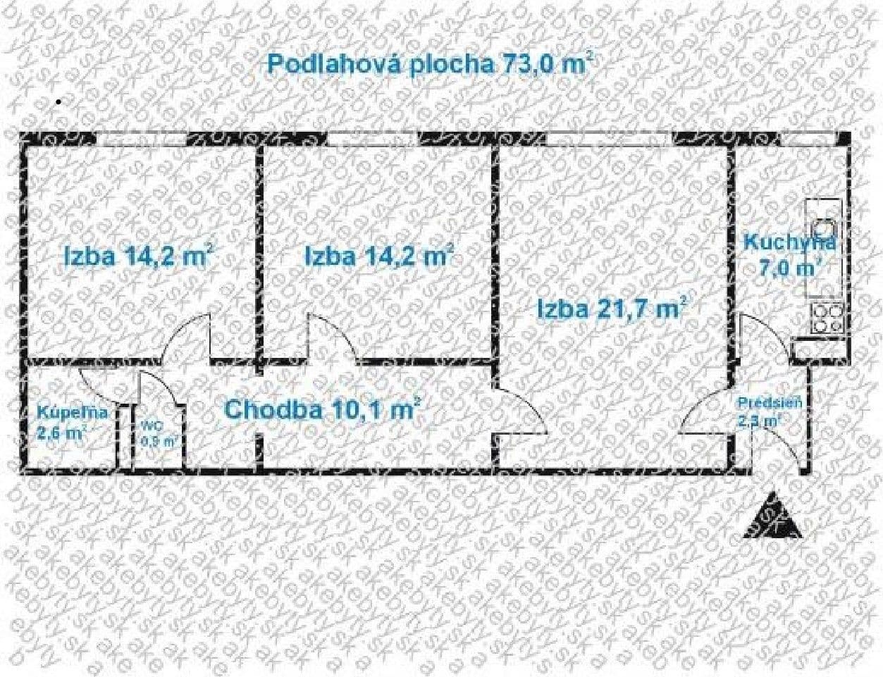 Prodej bytu 3+1 73 m², Haburská, Ružinov, Bratislavský kraj Prodej bytu 3+1 73 m², Haburská, Ružinov, Bratislavský kraj