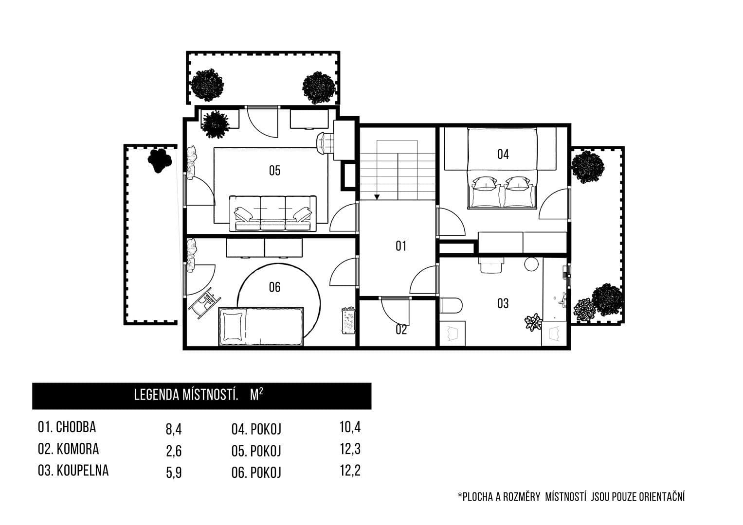 Pronájem domu 102 m², pozemek 600 m², Mcely, Středočeský kraj Pronájem domu 102 m², pozemek 600 m², Mcely, Středočeský kraj