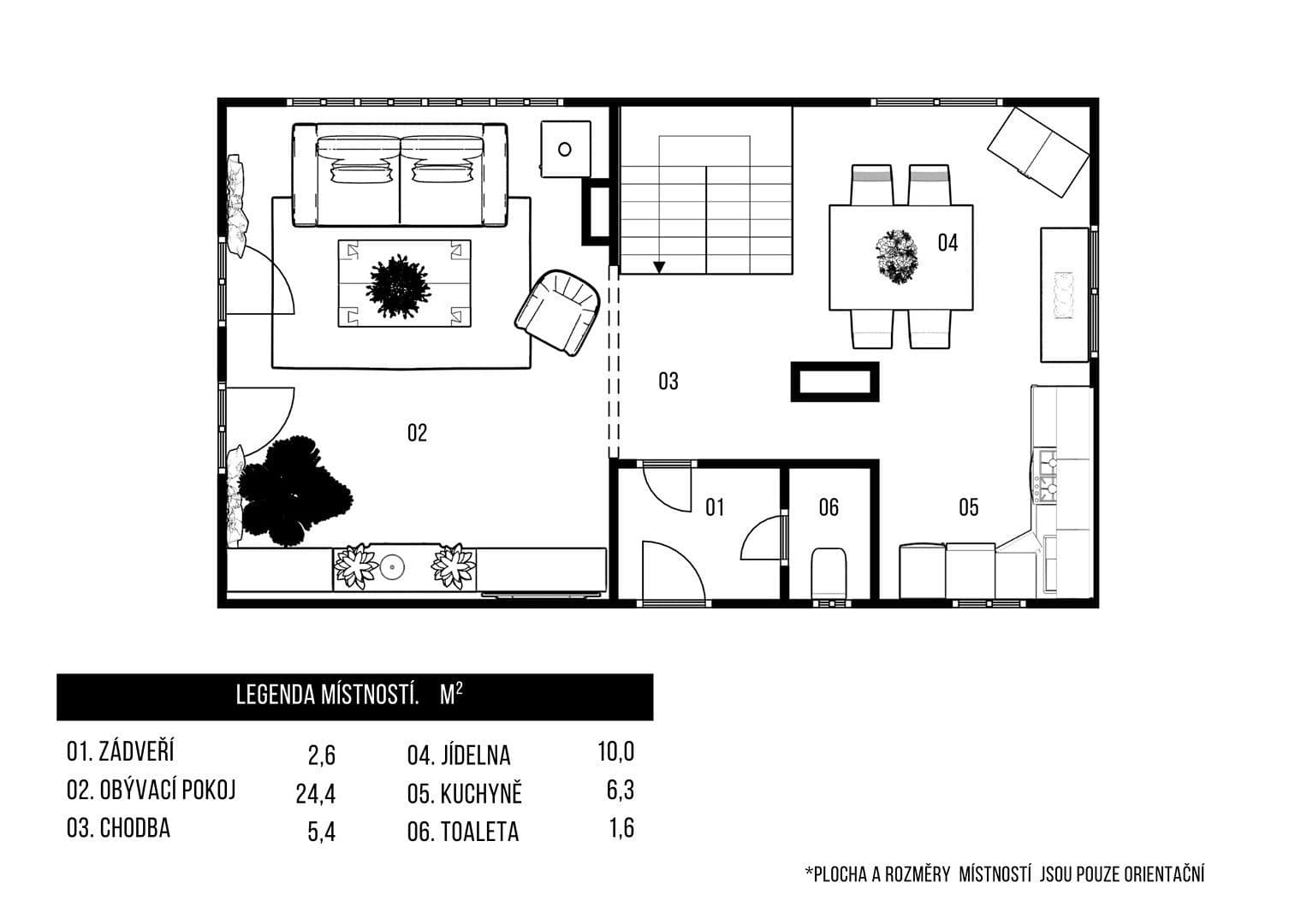 Pronájem domu 102 m², pozemek 600 m², Mcely, Středočeský kraj Pronájem domu 102 m², pozemek 600 m², Mcely, Středočeský kraj