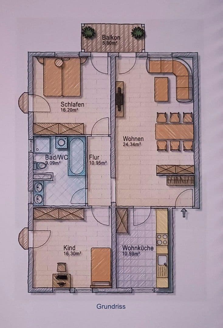 Prodej bytu 3+1 90 m², Rheinstetten, Bádensko-Württembersko Prodej bytu 3+1 90 m², Rheinstetten, Bádensko-Württembersko