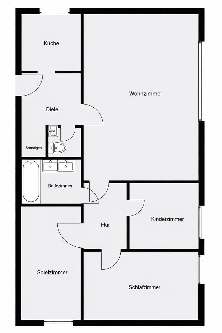 Pronájem bytu 4+1 91 m², Nürnberg, Bavorsko Pronájem bytu 4+1 91 m², Nürnberg, Bavorsko