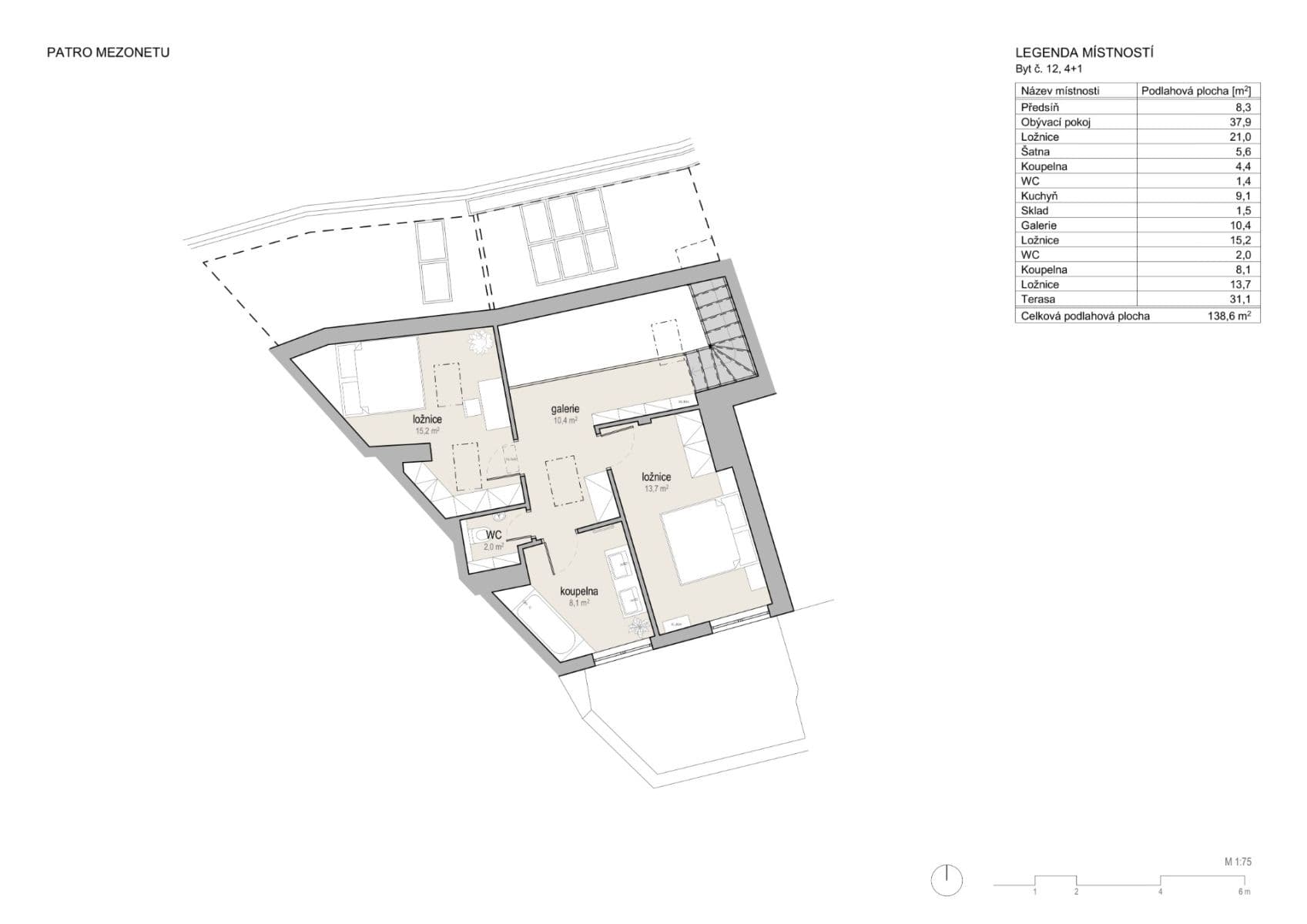 Pronájem bytu 4+1 138 m², Škroupovo náměstí, Praha, Praha Pronájem bytu 4+1 138 m², Škroupovo náměstí, Praha, Praha