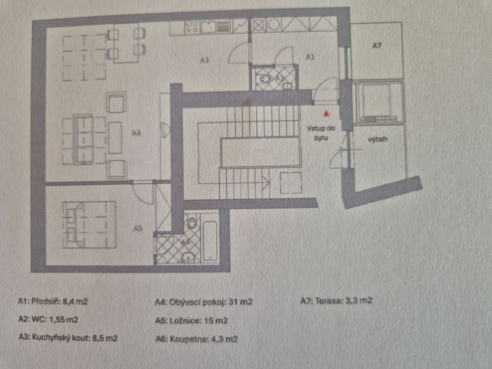Prodej bytu 2+kk 69 m², Prokopovo náměstí, Praha, Praha Prodej bytu 2+kk 69 m², Prokopovo náměstí, Praha, Praha