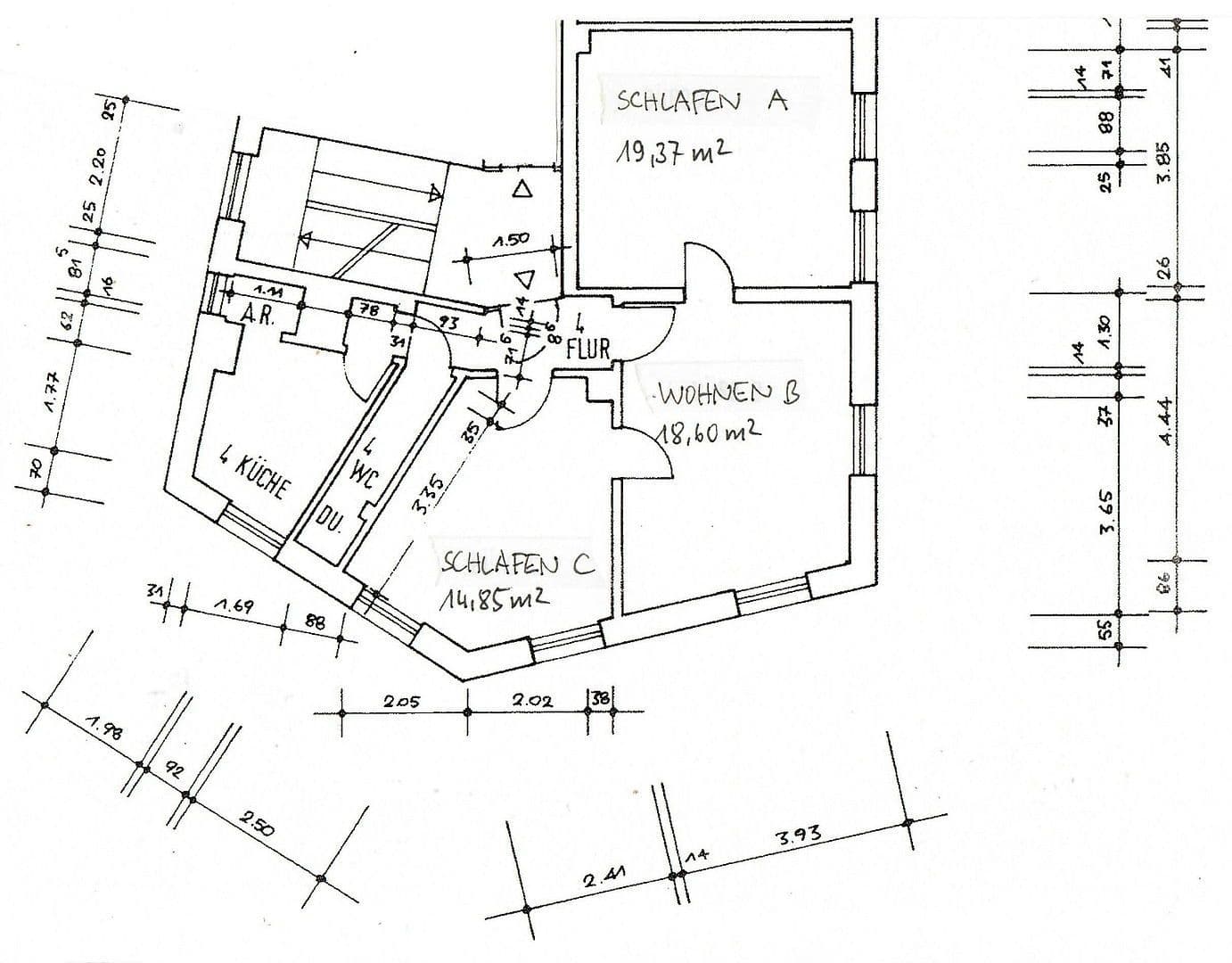 Pronájem bytu 3+1 68 m², Kahlertstraße 51, Darmstadt, Hessen Pronájem bytu 3+1 68 m², Kahlertstraße 51, Darmstadt, Hessen