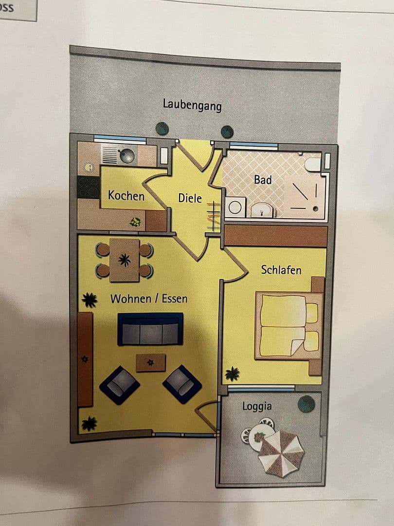 Pronájem bytu 2+1 55 m², Lampertheim, Hessen Pronájem bytu 2+1 55 m², Lampertheim, Hessen