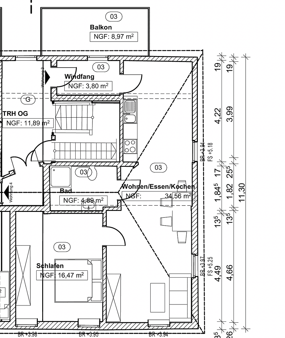 Prodej bytu 2+1 59 m², Im Kloster 14, Aurachtal, Bavorsko Prodej bytu 2+1 59 m², Im Kloster 14, Aurachtal, Bavorsko