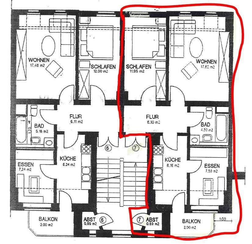 Pronájem bytu 3+1 60 m², Wurzen, Sasko Pronájem bytu 3+1 60 m², Wurzen, Sasko