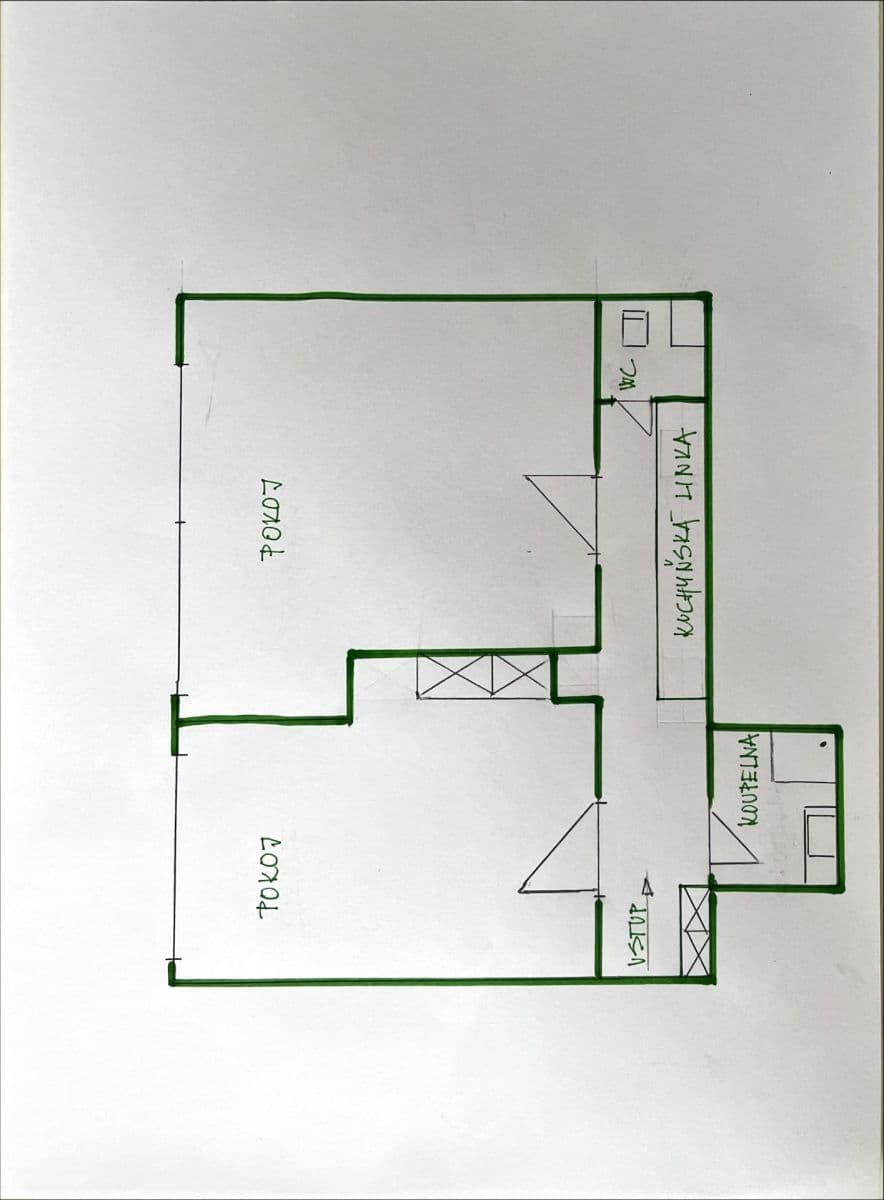 Prodej bytu 2+1 44 m², Písecká, Praha, Praha Prodej bytu 2+1 44 m², Písecká, Praha, Praha
