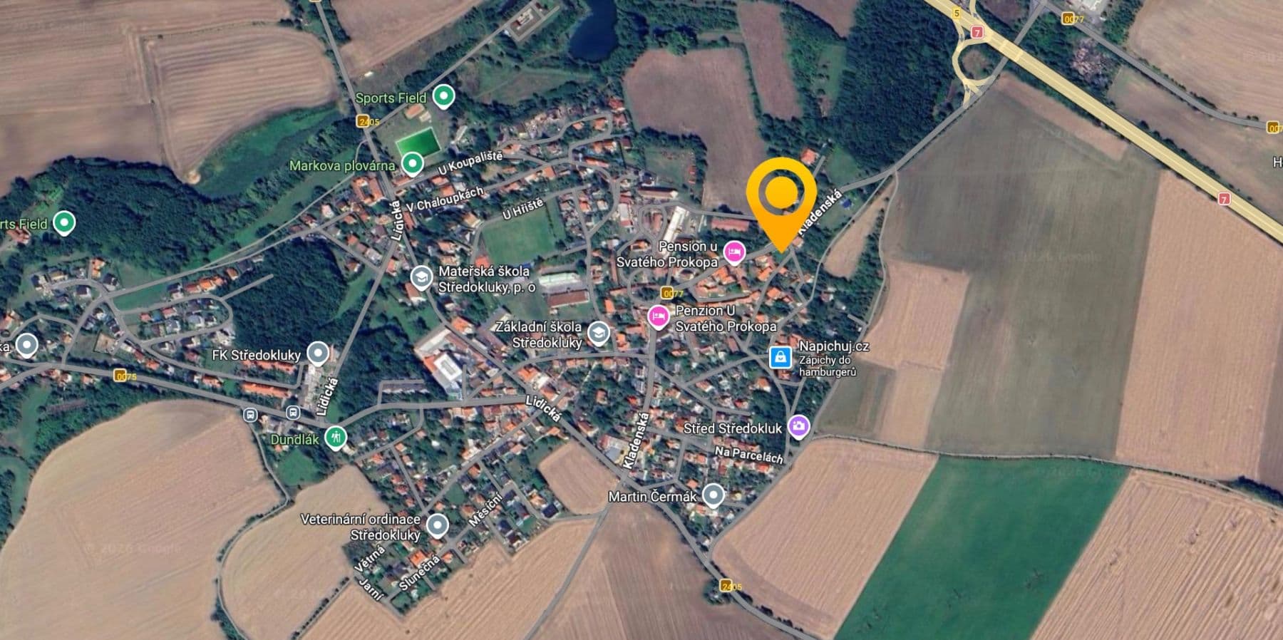 Prodej pozemku 600 m², Středokluky, Středočeský kraj Prodej pozemku 600 m², Středokluky, Středočeský kraj