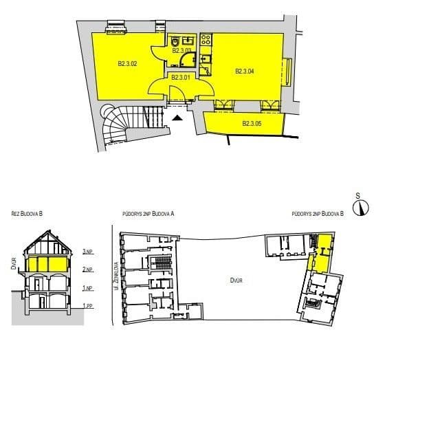 Pronájem bytu 2+kk 38 m², Zenklova, Praha, Praha Pronájem bytu 2+kk 38 m², Zenklova, Praha, Praha
