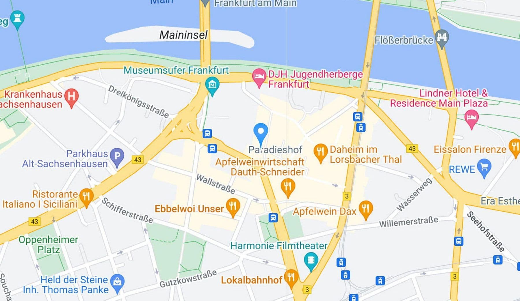 Pronájem bytu 2+1 55 m², Paradiesgasse 12, Frankfurt, Hessen Pronájem bytu 2+1 55 m², Paradiesgasse 12, Frankfurt, Hessen