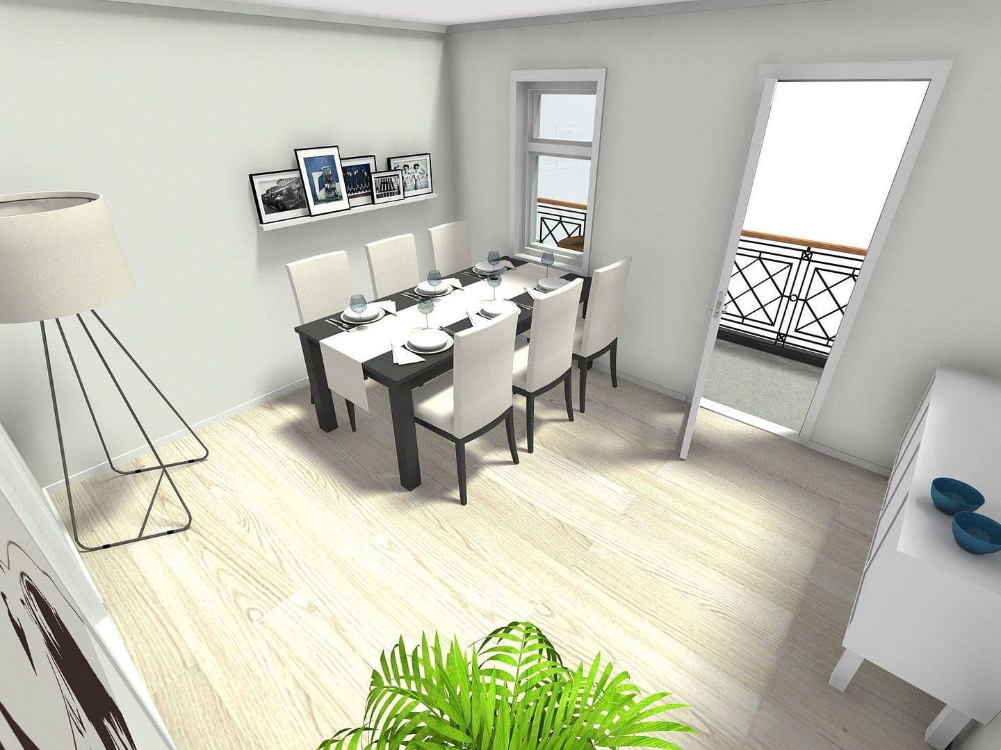 Pronájem bytu 5+1 107 m², Chemnitzer Str. 72, Meerane, Sasko Pronájem bytu 5+1 107 m², Chemnitzer Str. 72, Meerane, Sasko