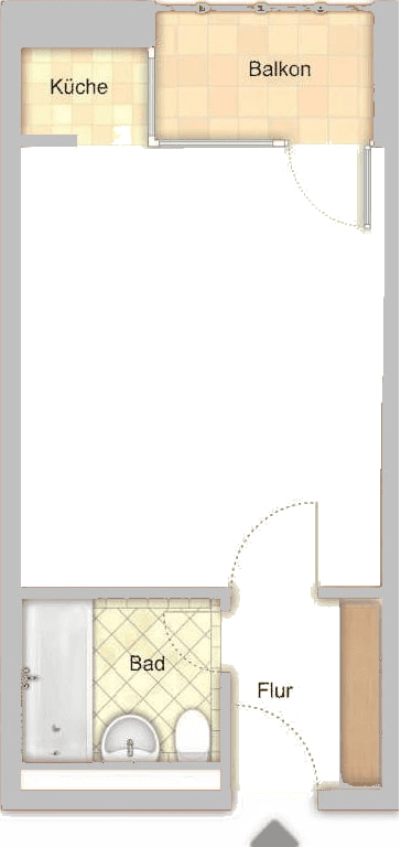 Prodej bytu 1+1 28 m², Norikerstrasse 19B, Nürnberg, Bavorsko Prodej bytu 1+1 28 m², Norikerstrasse 19B, Nürnberg, Bavorsko