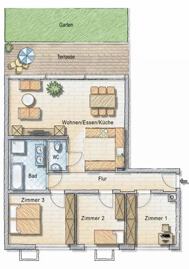 Prodej bytu 4+kk 106 m², Ravensburg, Bádensko-Württembersko Prodej bytu 4+kk 106 m², Ravensburg, Bádensko-Württembersko