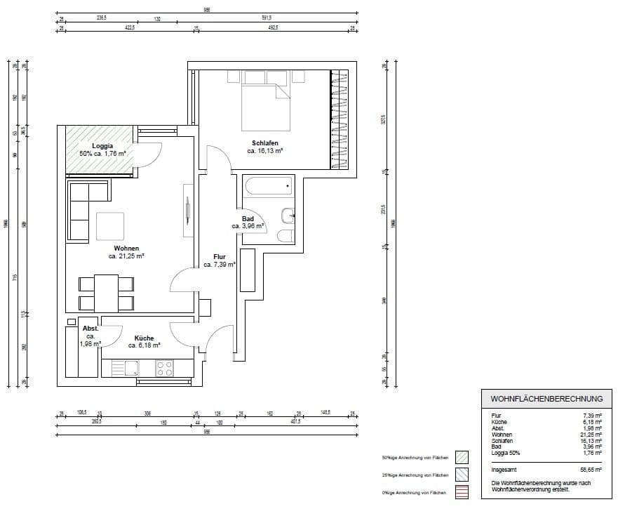Prodej bytu 2+1 59 m², Hamburg, Hamburg Prodej bytu 2+1 59 m², Hamburg, Hamburg