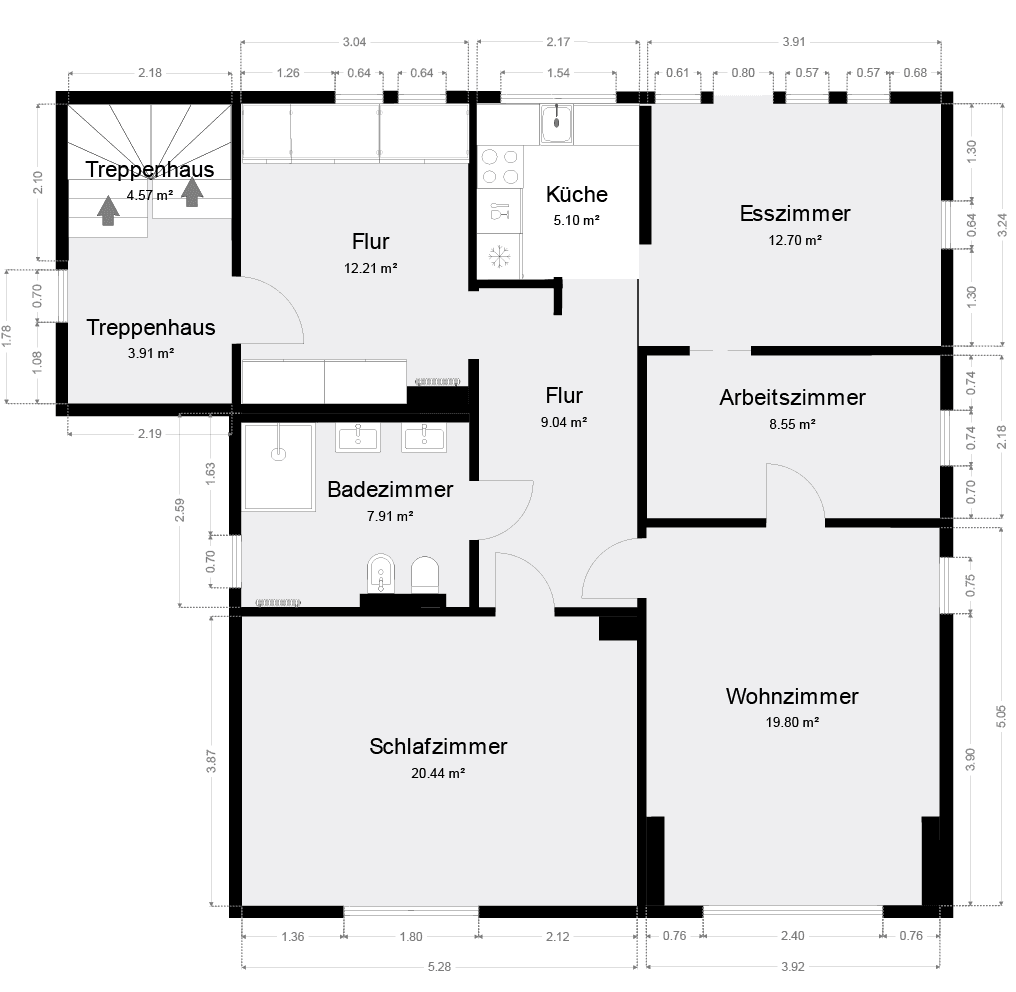 Prodej bytu 3+kk 96 m², Schwarzenbek, Šlesvicko-Holštýnsko Prodej bytu 3+kk 96 m², Schwarzenbek, Šlesvicko-Holštýnsko