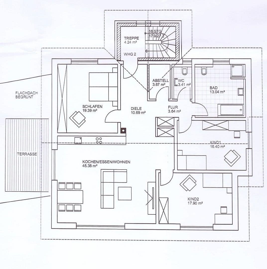 Pronájem bytu 4+kk 149 m², Dingolfing, Bavorsko Pronájem bytu 4+kk 149 m², Dingolfing, Bavorsko