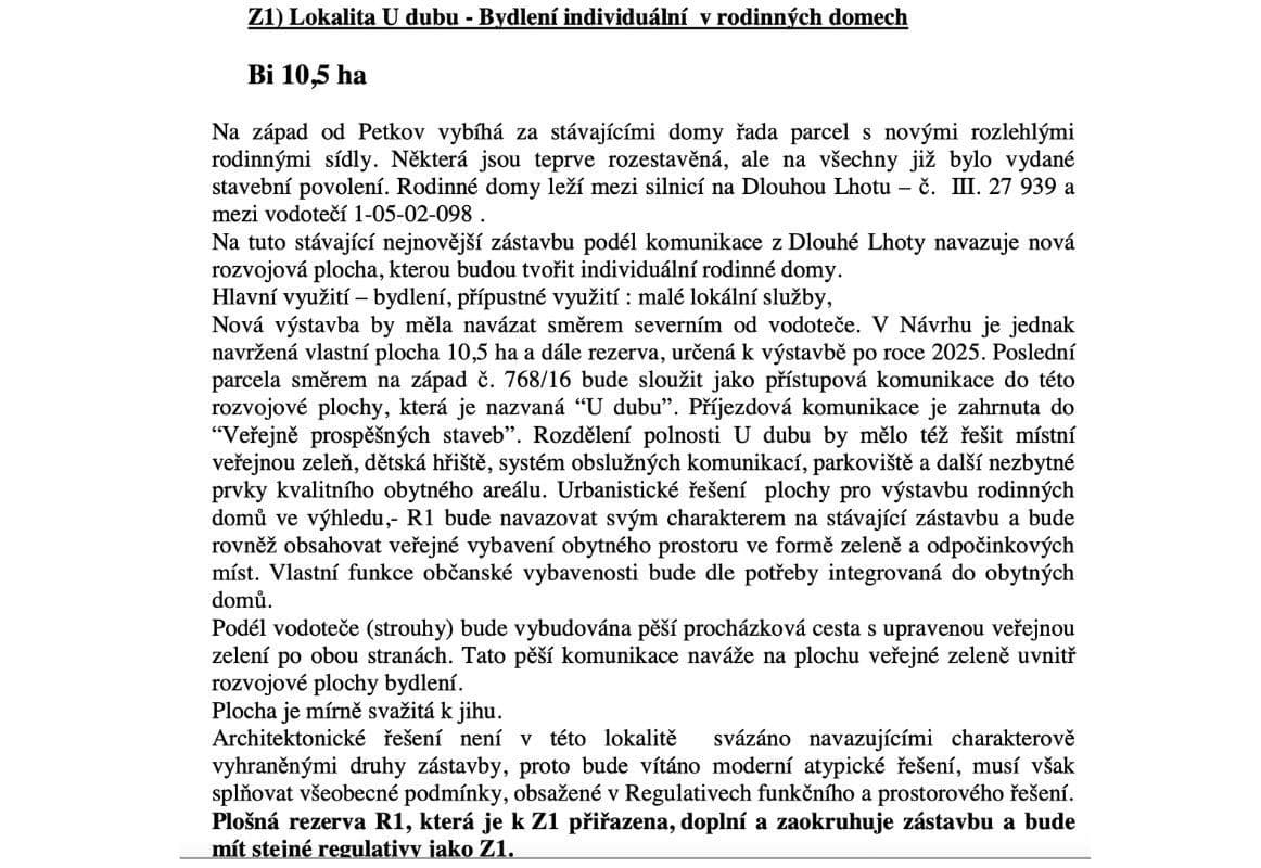 Prodej pozemku 5.996 m², Petkovy, Středočeský kraj Prodej pozemku 5.996 m², Petkovy, Středočeský kraj