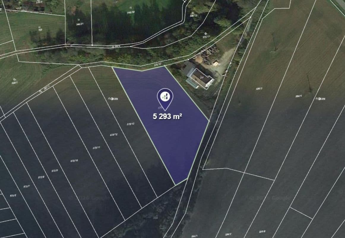 Prodej pozemku 5.293 m², Dačice, Jihočeský kraj Prodej pozemku 5.293 m², Dačice, Jihočeský kraj