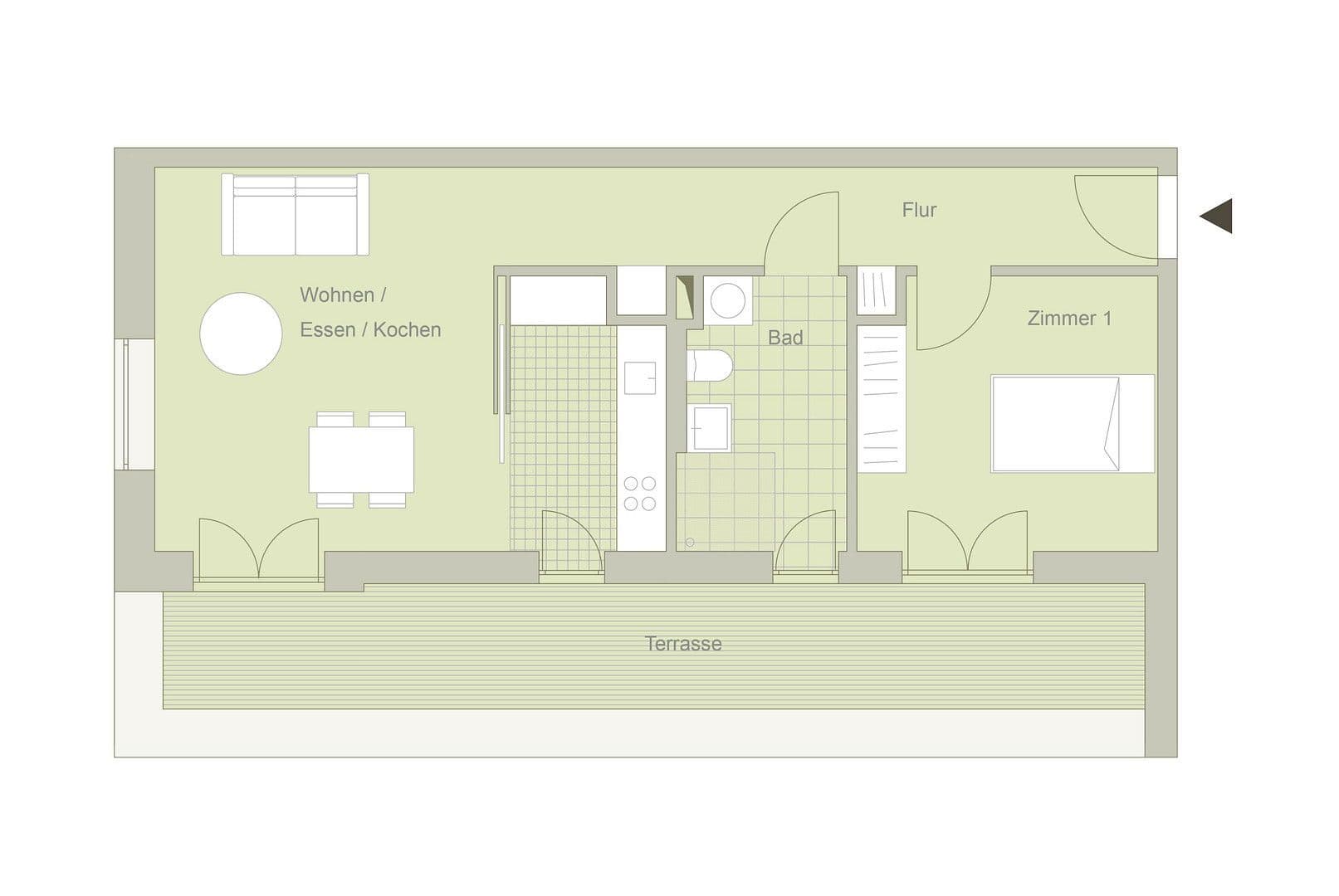 Pronájem bytu 1+1 64 m², An der Diekwiese 35, Ibbenbüren, Severní Porýní-Vestfálsko Pronájem bytu 1+1 64 m², An der Diekwiese 35, Ibbenbüren, Severní Porýní-Vestfálsko