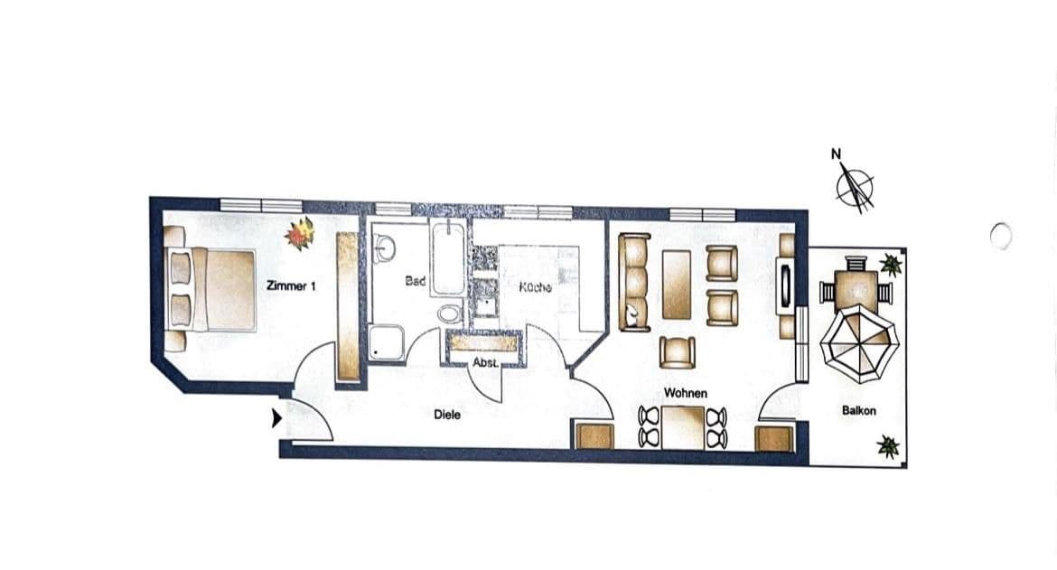Pronájem bytu 2+1 74 m², Hofheim am Taunus, Hessen Pronájem bytu 2+1 74 m², Hofheim am Taunus, Hessen