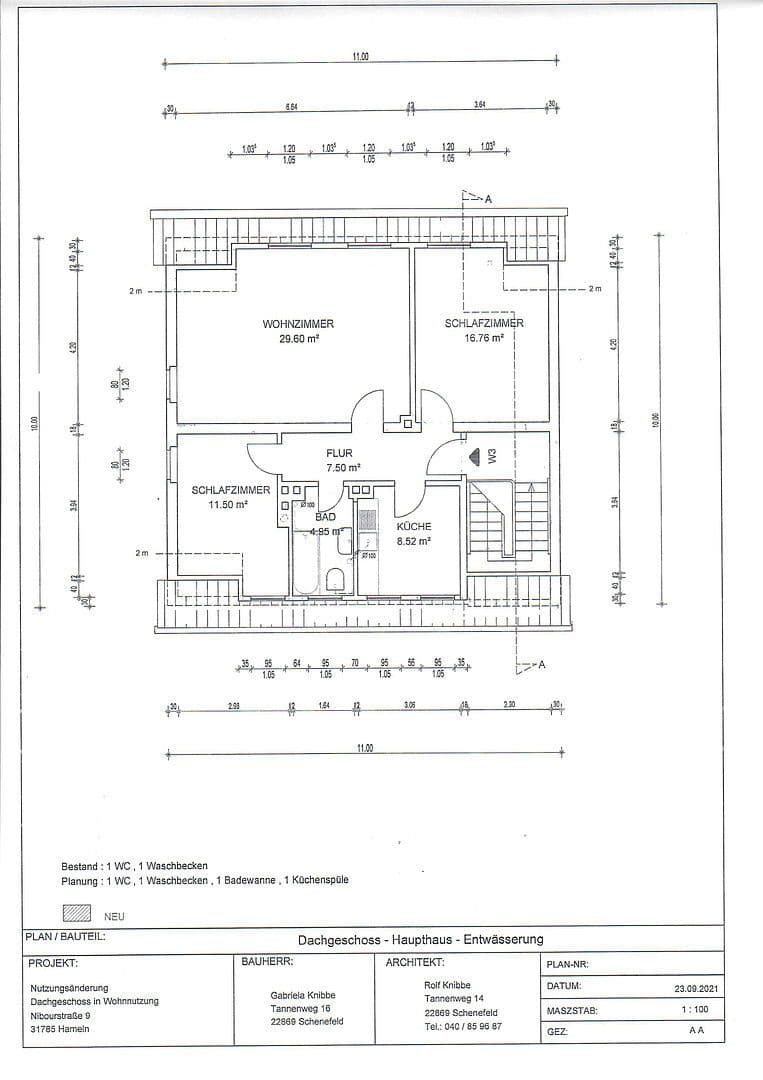 Pronájem bytu 3+1 81 m², Nibourstaße 9, Hameln, Dolní Sasko Pronájem bytu 3+1 81 m², Nibourstaße 9, Hameln, Dolní Sasko