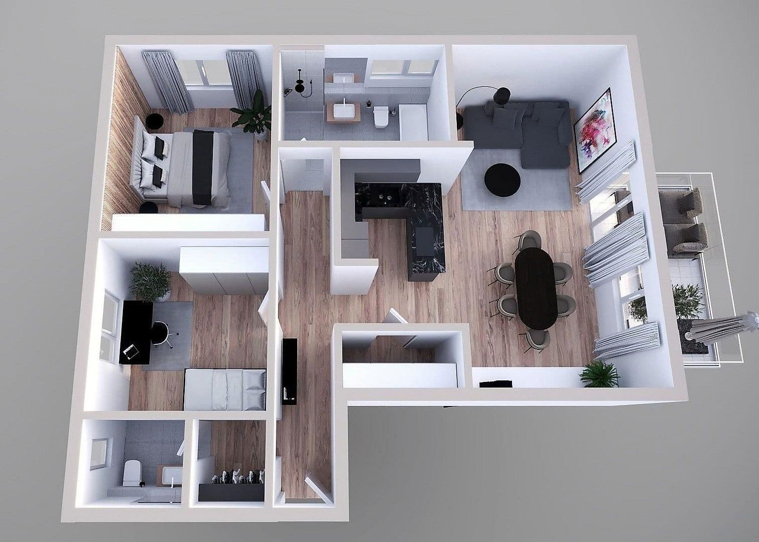 Pronájem bytu 3+1 104 m², Oskar-Frey-Str. 22, Philippsburg, Bádensko-Württembersko Pronájem bytu 3+1 104 m², Oskar-Frey-Str. 22, Philippsburg, Bádensko-Württembersko