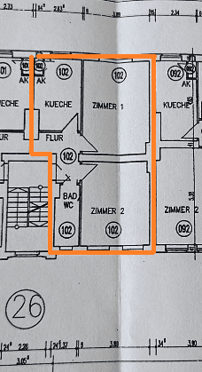 Prodej bytu 2+1 59 m², Gudvangerstraße 26, Berlin, Berlín Prodej bytu 2+1 59 m², Gudvangerstraße 26, Berlin, Berlín