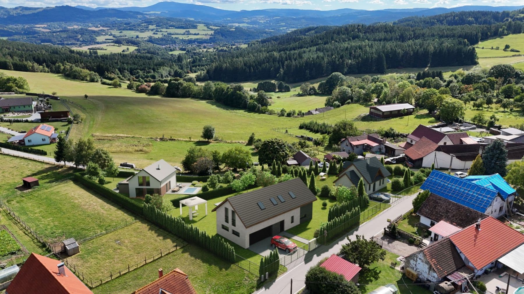 Prodej pozemku 1.119 m², Čestice, Jihočeský kraj Prodej pozemku 1.119 m², Čestice, Jihočeský kraj