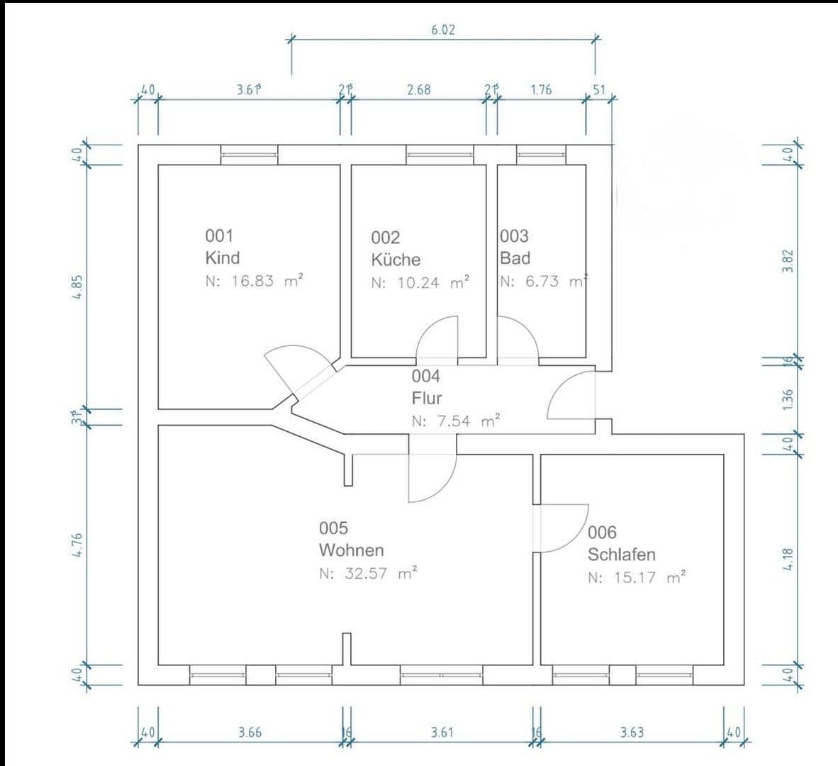 Prodej bytu 3+kk 93 m², Essen, Severní Porýní-Vestfálsko Prodej bytu 3+kk 93 m², Essen, Severní Porýní-Vestfálsko