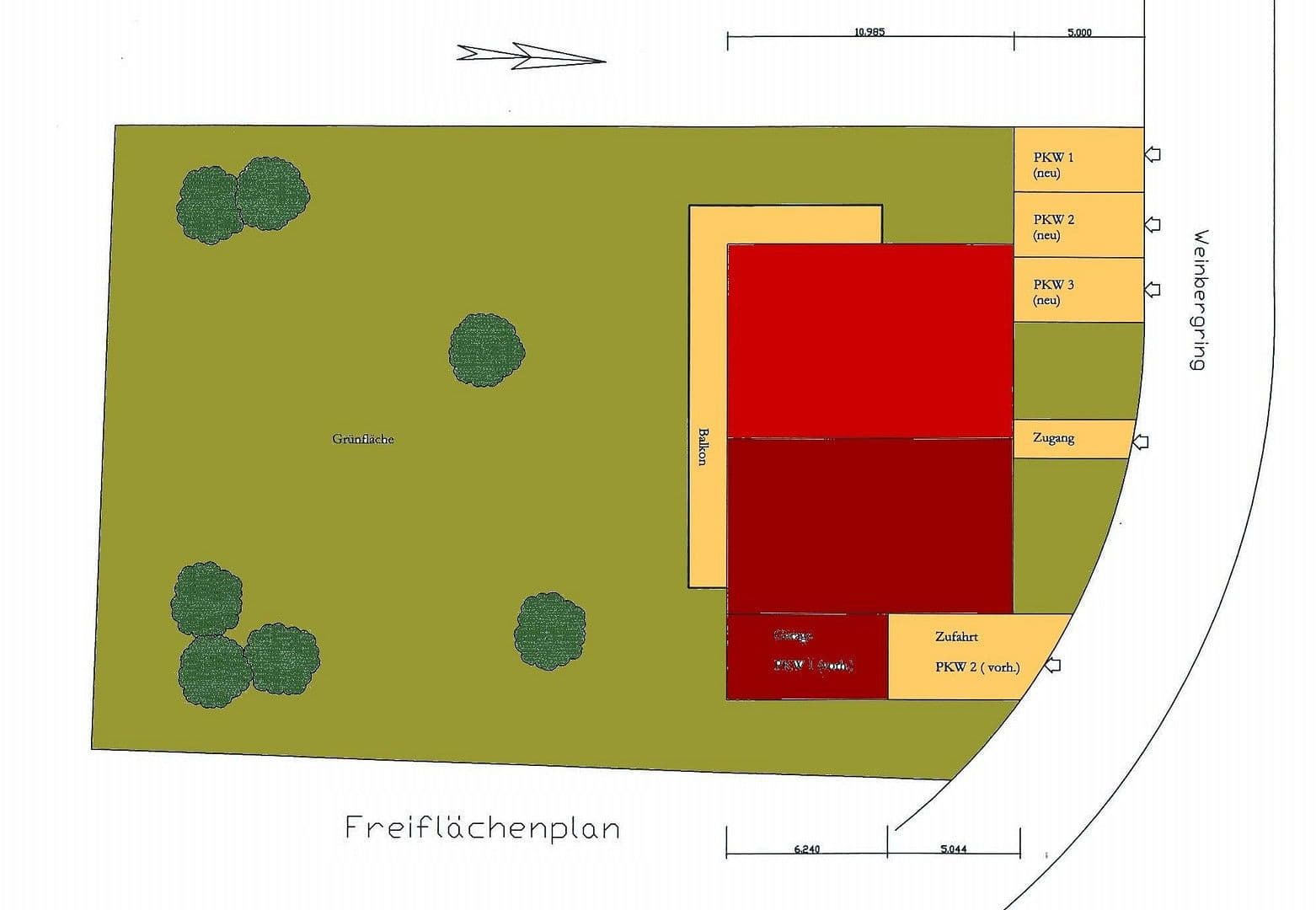 Pronájem bytu 4+1 124 m², Weinbergring 30, Langenselbold, Hessen Pronájem bytu 4+1 124 m², Weinbergring 30, Langenselbold, Hessen